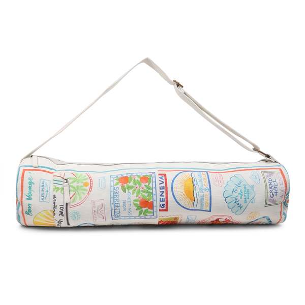 Vismaya Bon Voyage Yoga Mat Bag - White Dove on Garmentory