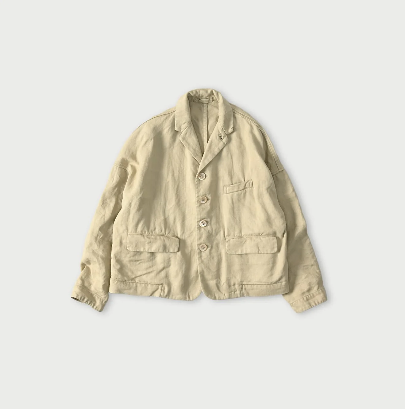 Linen Herringbone 908 Uma Jacket | 45R Official Online Store