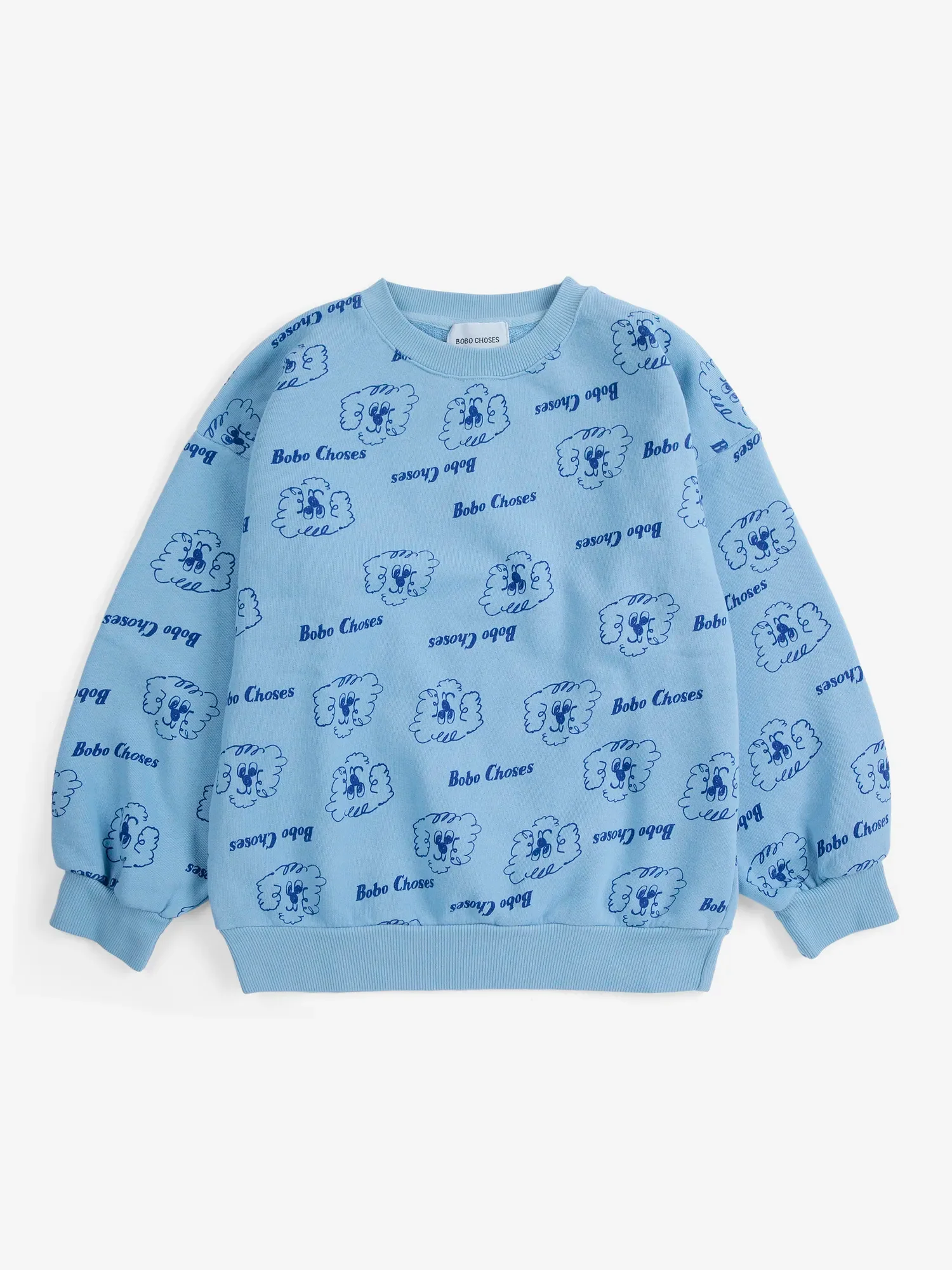 Pickles The Dog all over sweatshirt | Bobo Choses for Kid