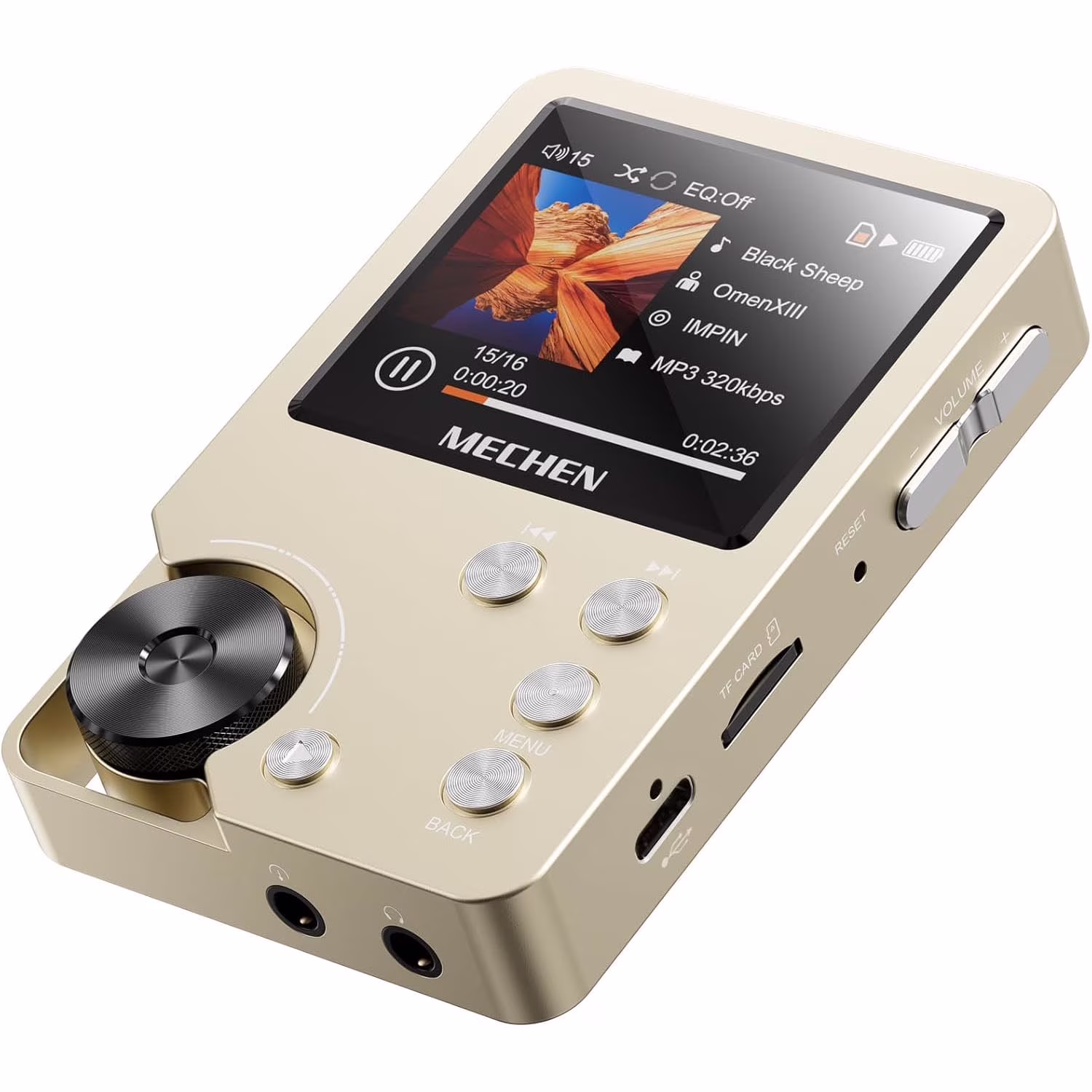 MECHEN M30 Portable Digital Audio Hi-fi Player / Lossless DSD High Resolution / MP3 Player with 64GB Memory Card - Walmart.com