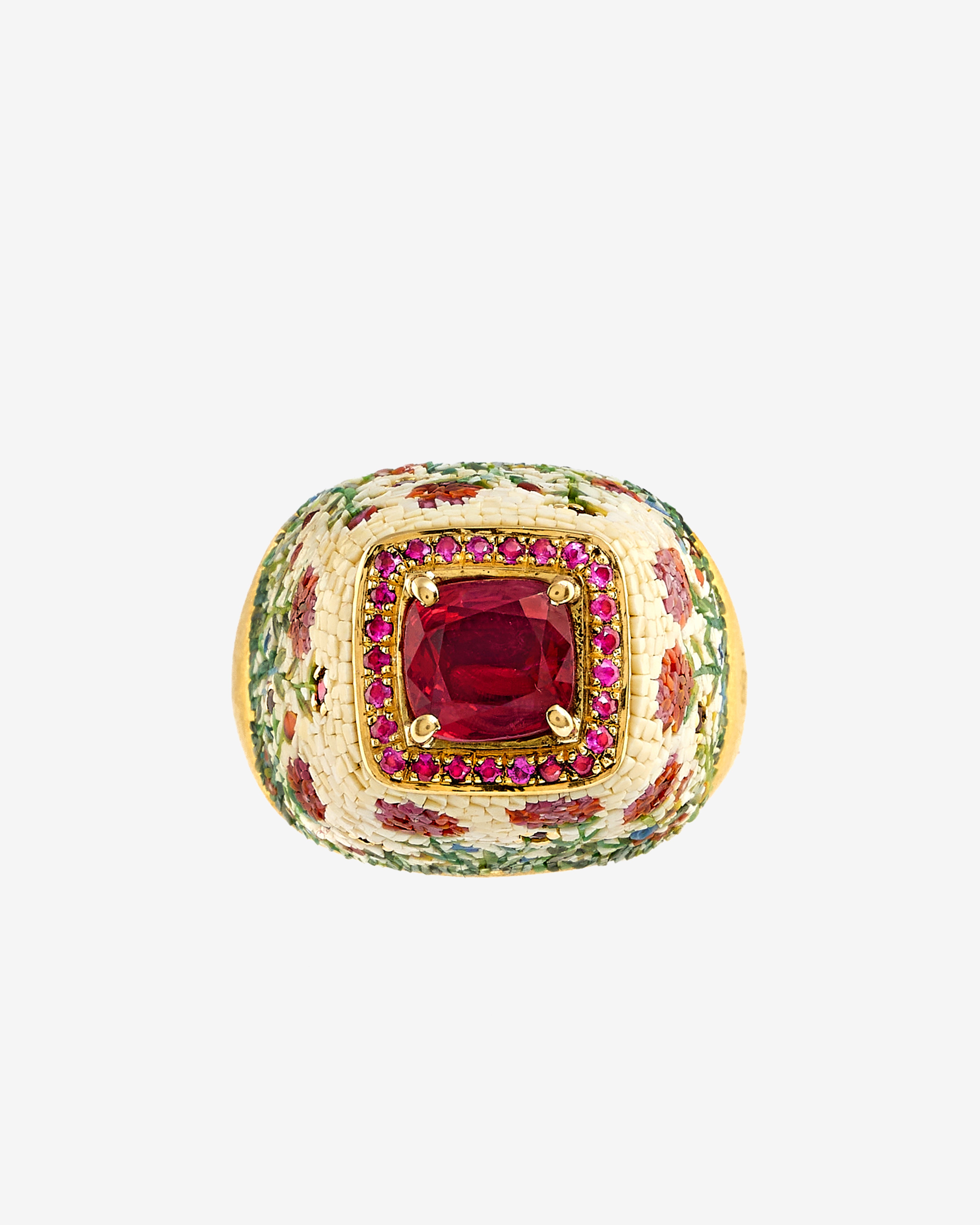 Le Sibille: Women's Wildflower Ring (Yellow Gold) | DSMNY E-SHOP