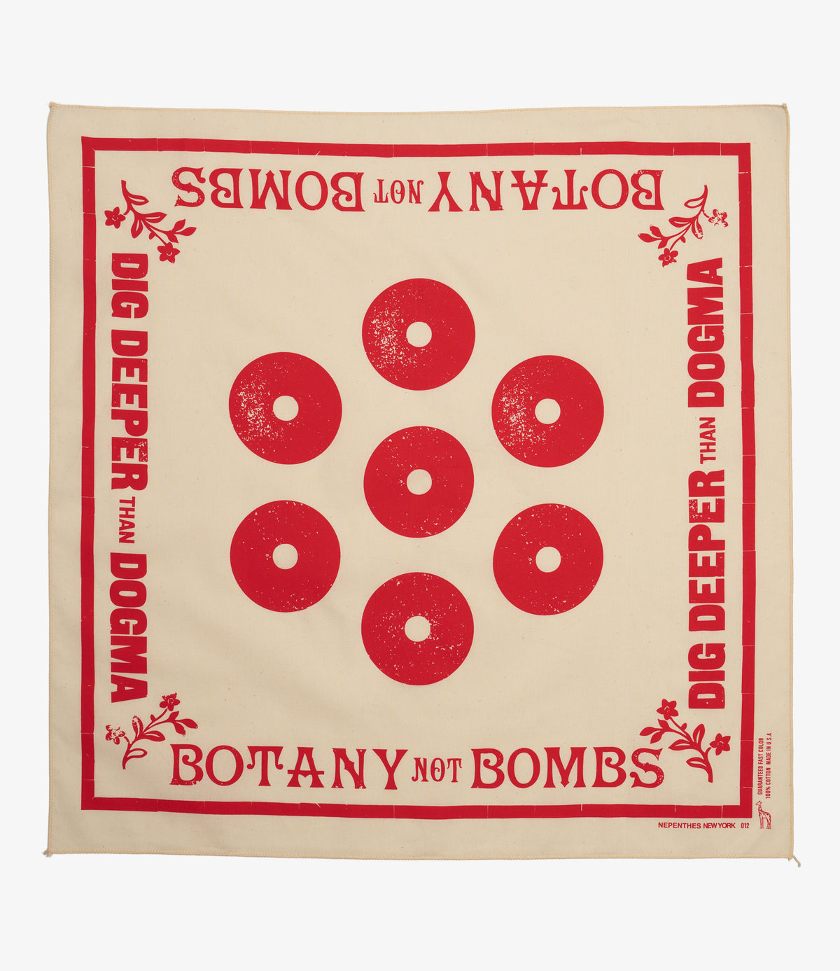 NNY x Mokume - Printed Bandana - White