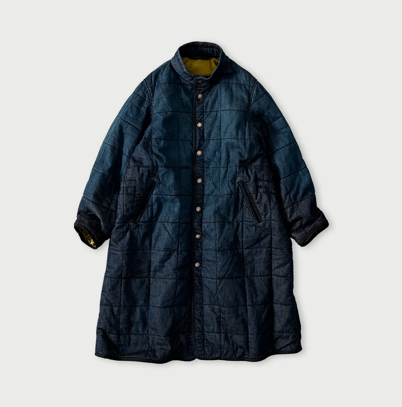 Indigo 45-petit Denim 908 Quilt Coat Zyu | 45R Official Online Store