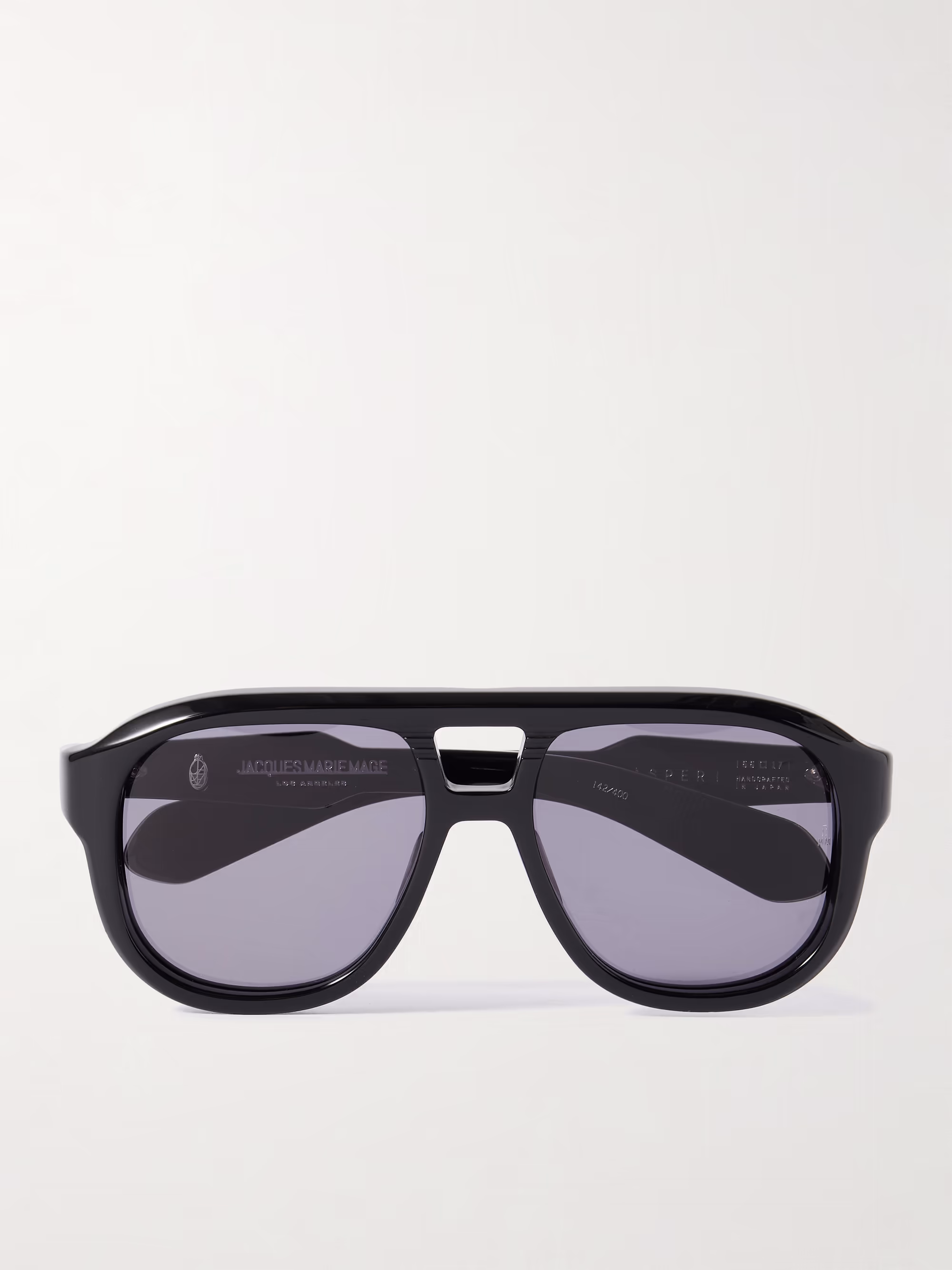 Jasper Aviator-Style Acetate Sunglasses - black - One Size