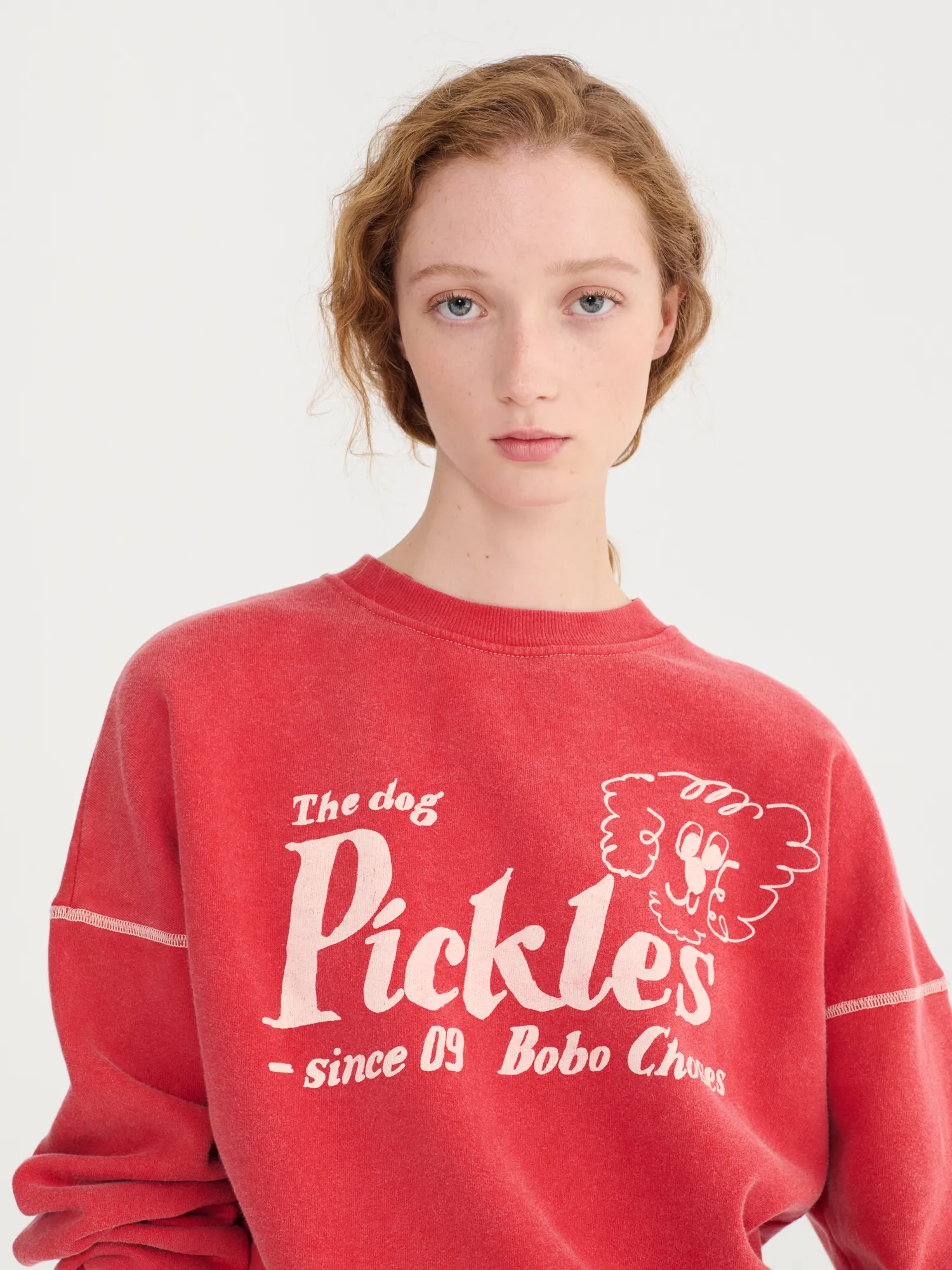Pickles the Dog relaxed sweatshirt | Bobo Choses for Woman
