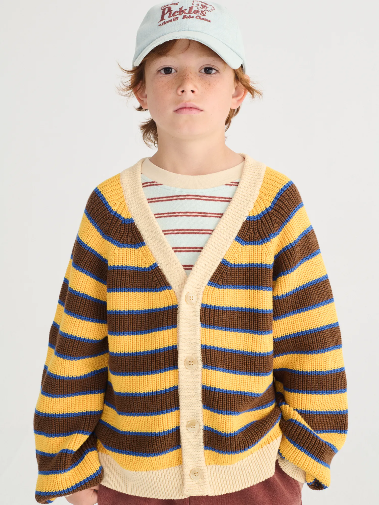 BC Striped cardigan | Bobo Choses for Kid