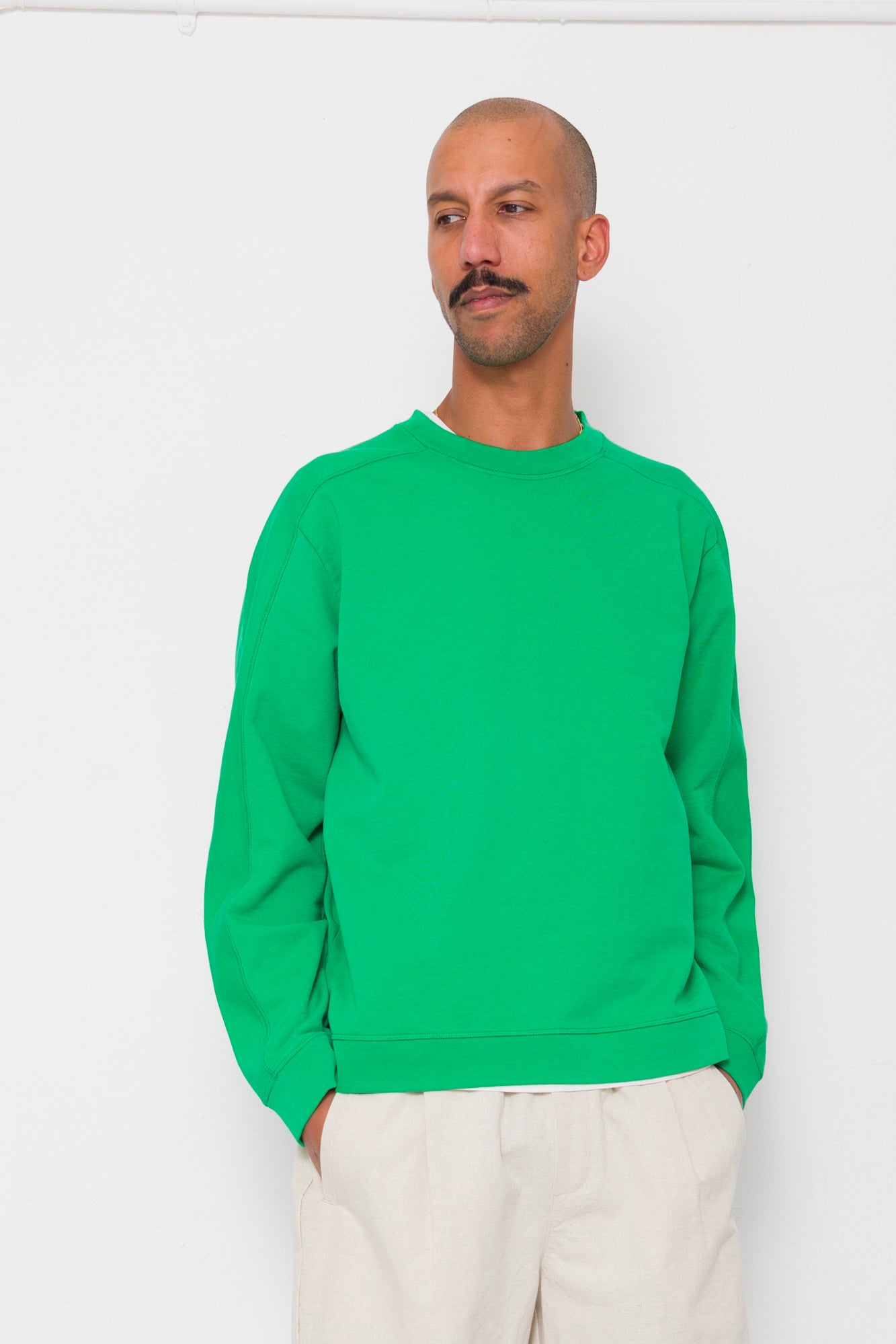 Folk Prism Sweat - Green