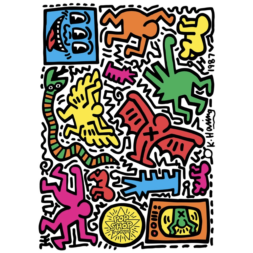 Keith Haring’s Pop Shop Tokyo Sticker Sheet - COOL HUNTING®