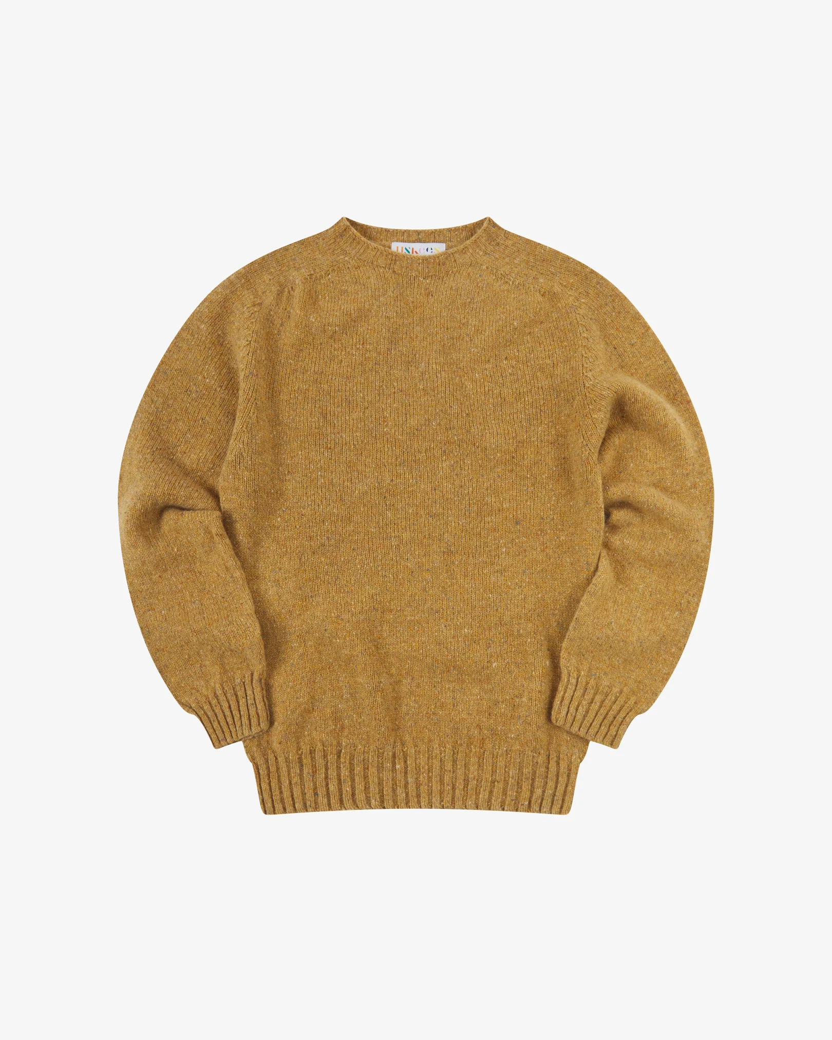 Uskees 7019 butterscotch | Alderney crew neck jumper