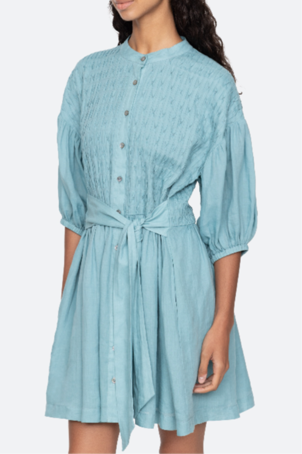 Sea NY Violet Belted Mini Dress on Garmentory