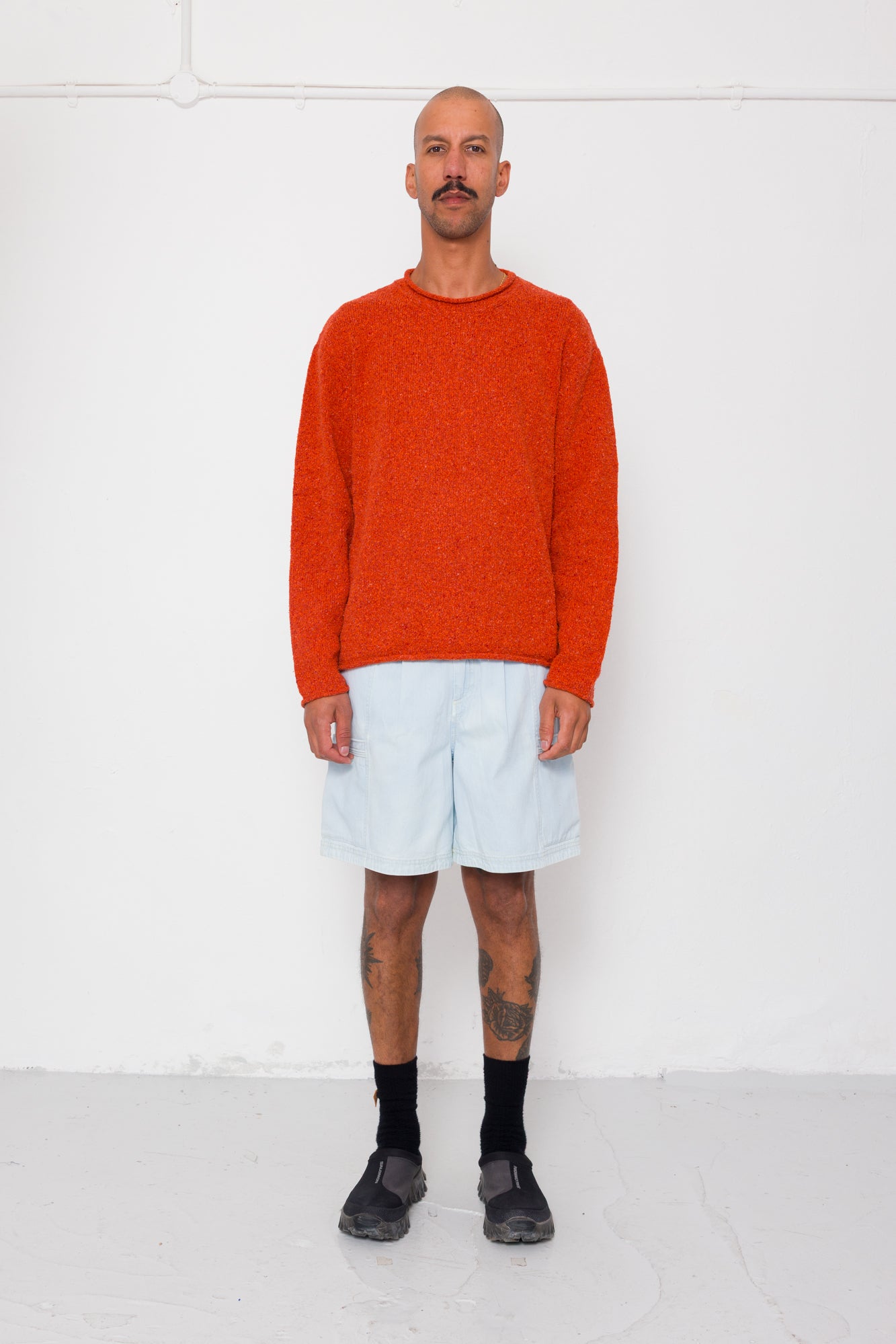 Folk Slouch Crew - Red Oxide