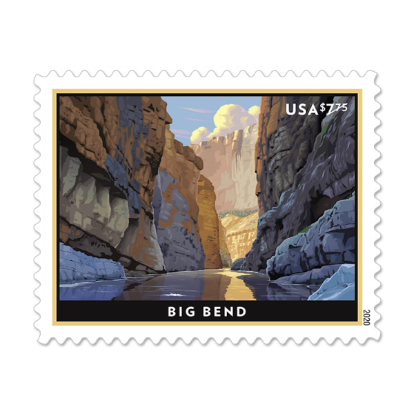 Big Bend Priority Mail Postal Stamps - COOL HUNTING®