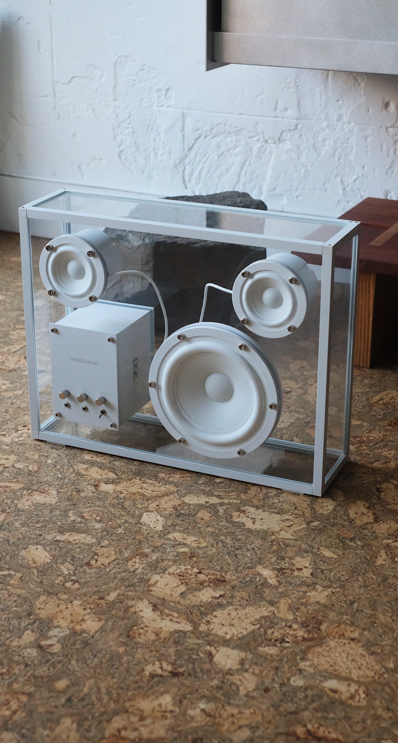 Transparent Speaker - Large (White)
