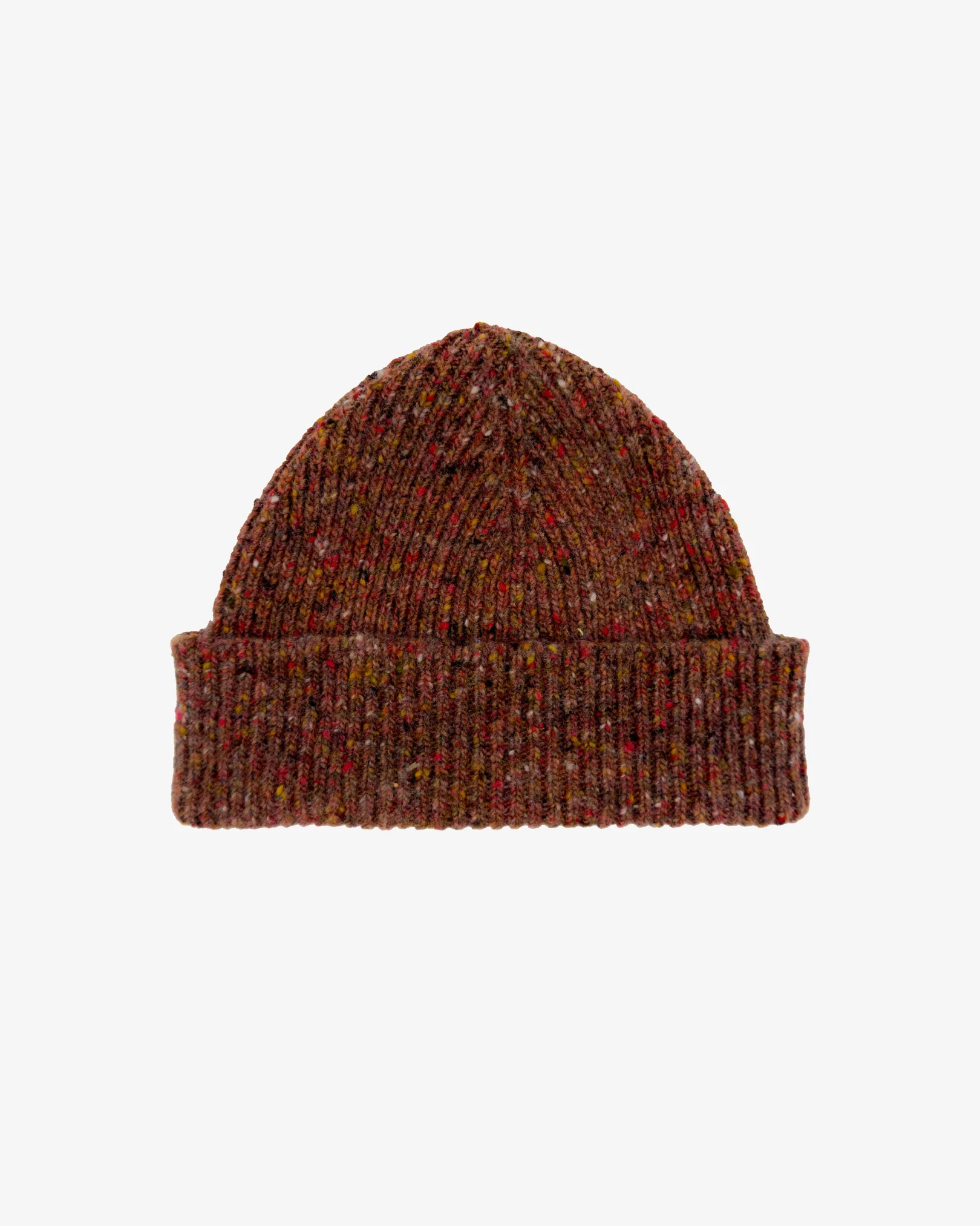 Uskees 4003 brick red | speckled donegal wool hat