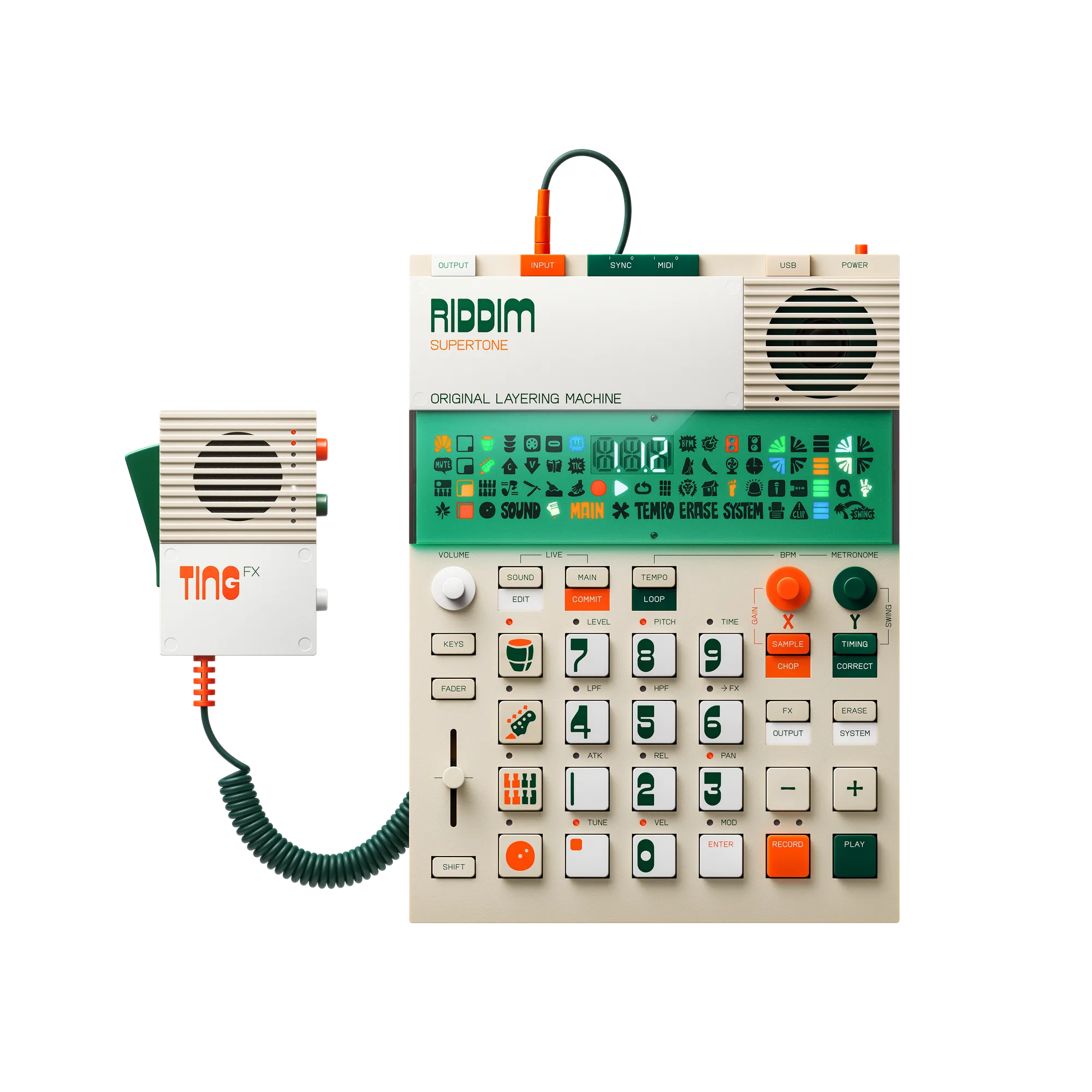 teenage engineering EP–40 riddim n' ting