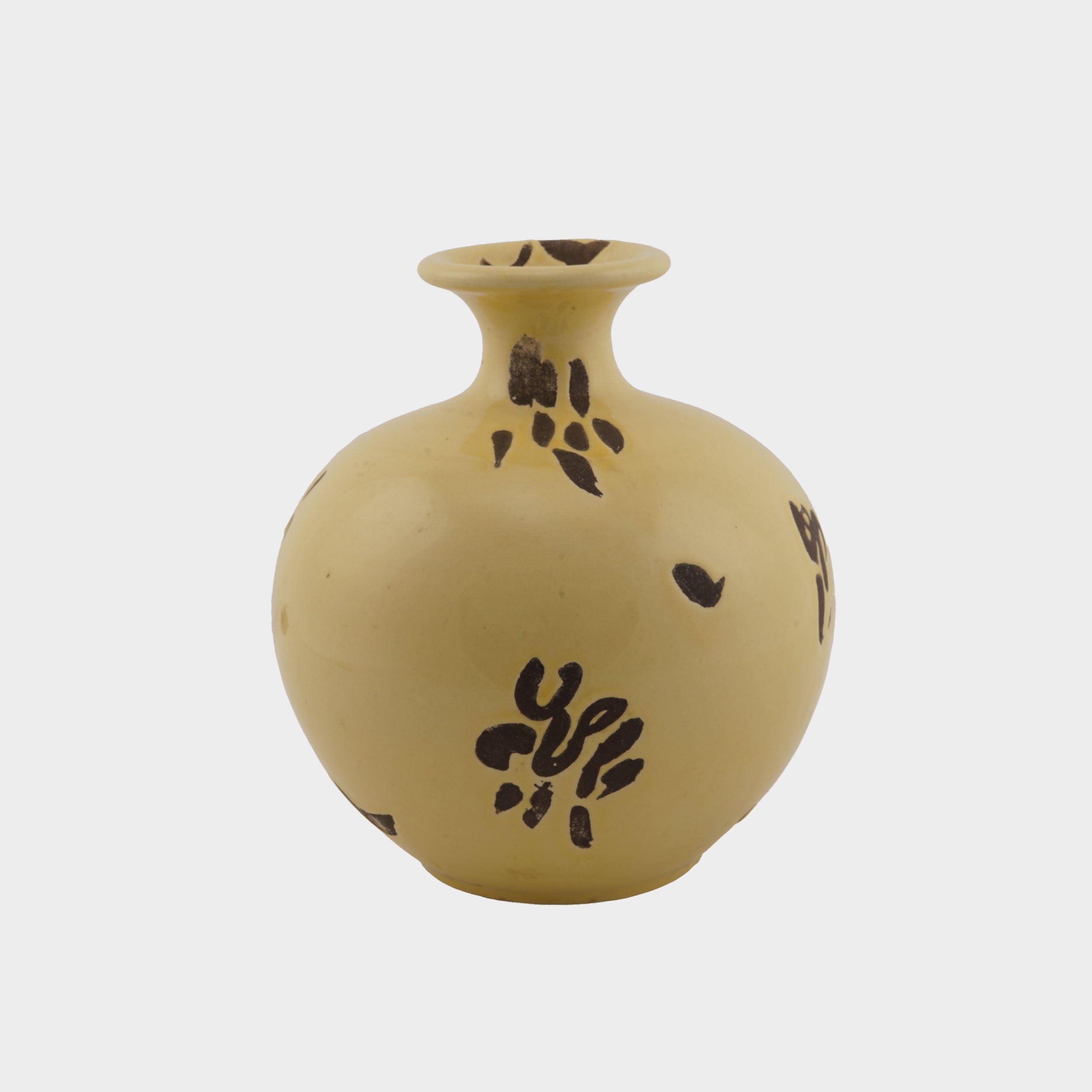 Vintage Vase with Abstract Markings
