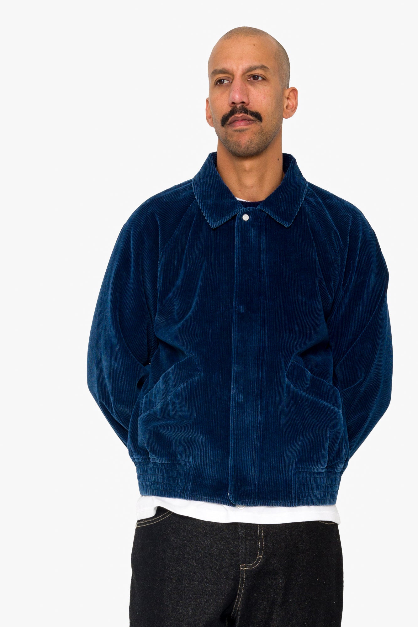 Folk Rode Blouson - Washed Indigo Cord