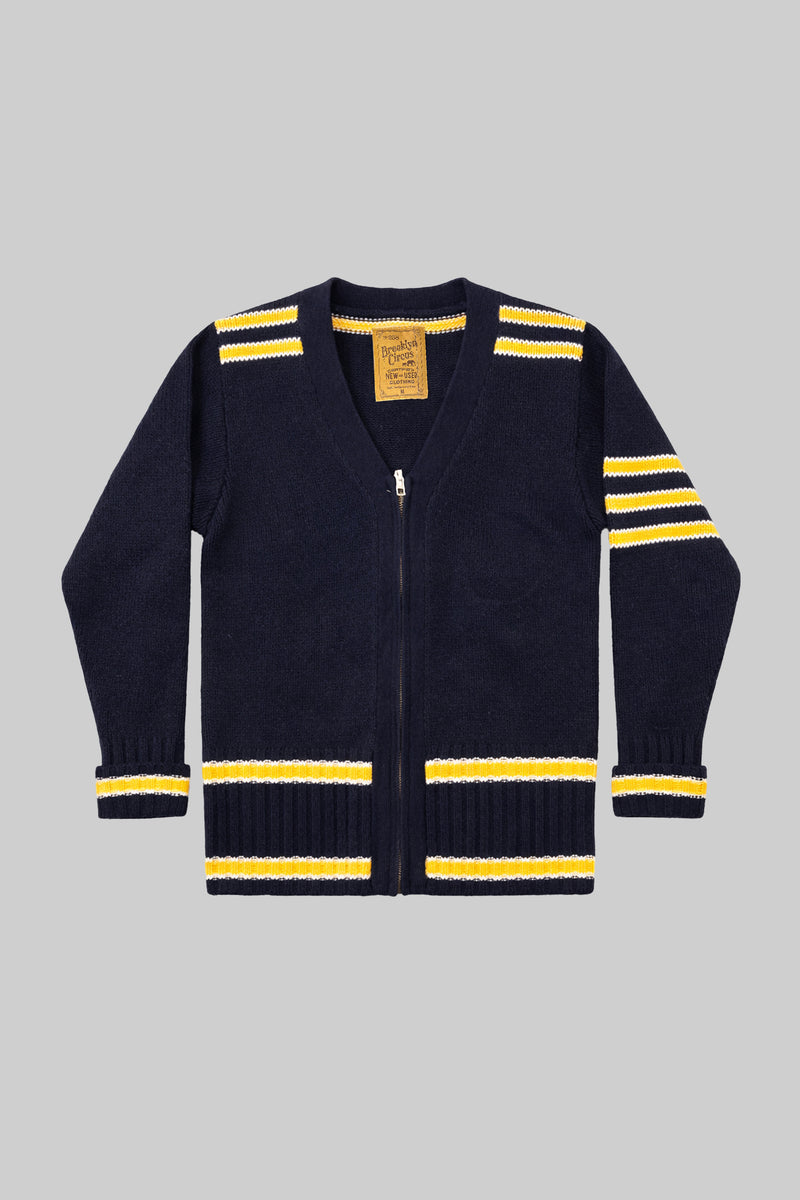 Vintage Varsity Zip Cardigan